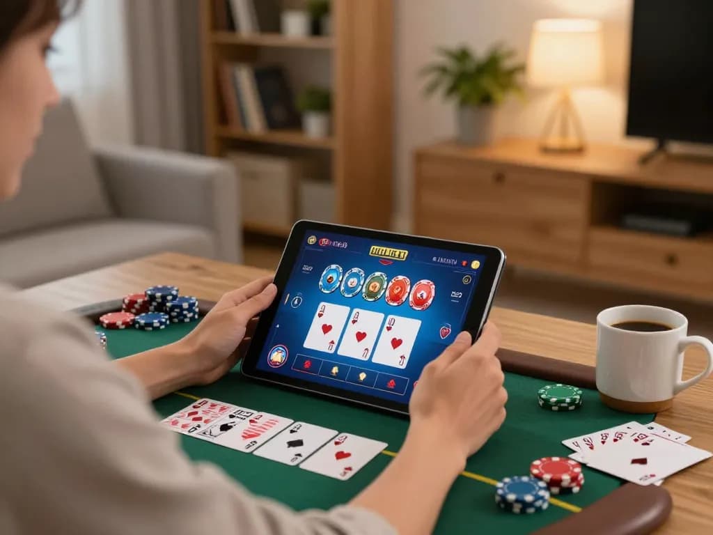Tải game iwin iwin68 club and enjoy interactive gameplay on your tablet in a cozy home setting