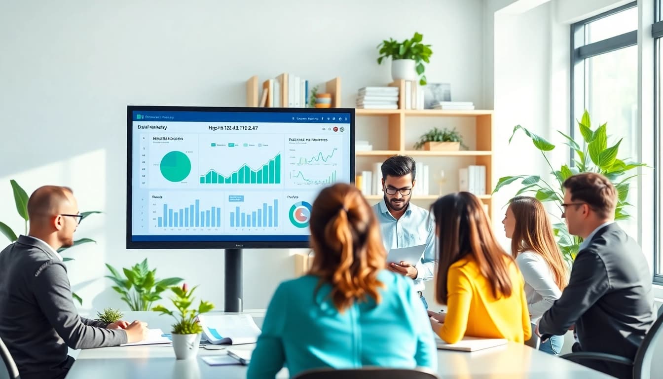 Enhance strategies with a professional team analyzing data on https://152.42.170.247 in a dynamic workspace.