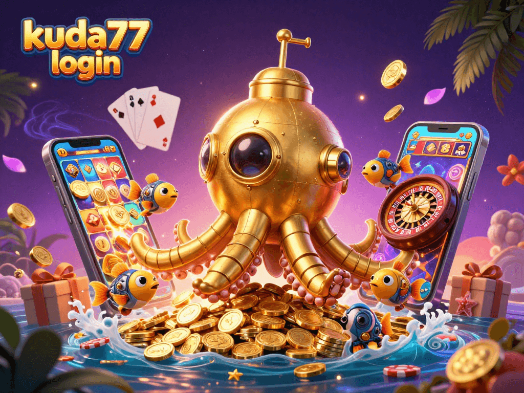 Memanfaatkan kuda77 login untuk bermain slot dan meraih hadiah dengan visual menarik dari permainan kasino online.