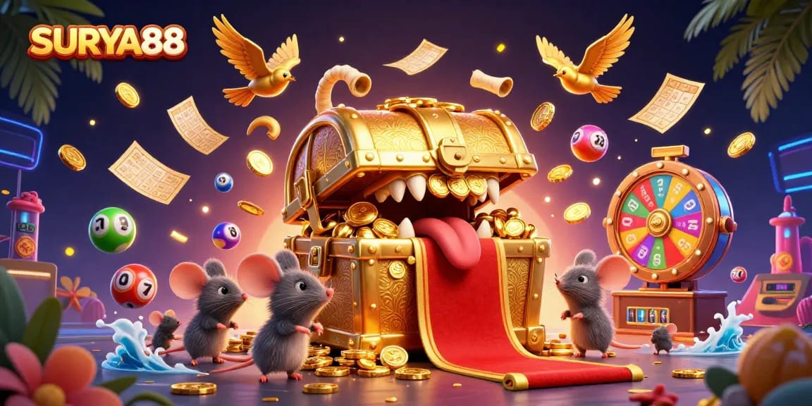 SURYA88 invites thrilling lottery action with colorful dynamic gaming elements and enchanting characters.