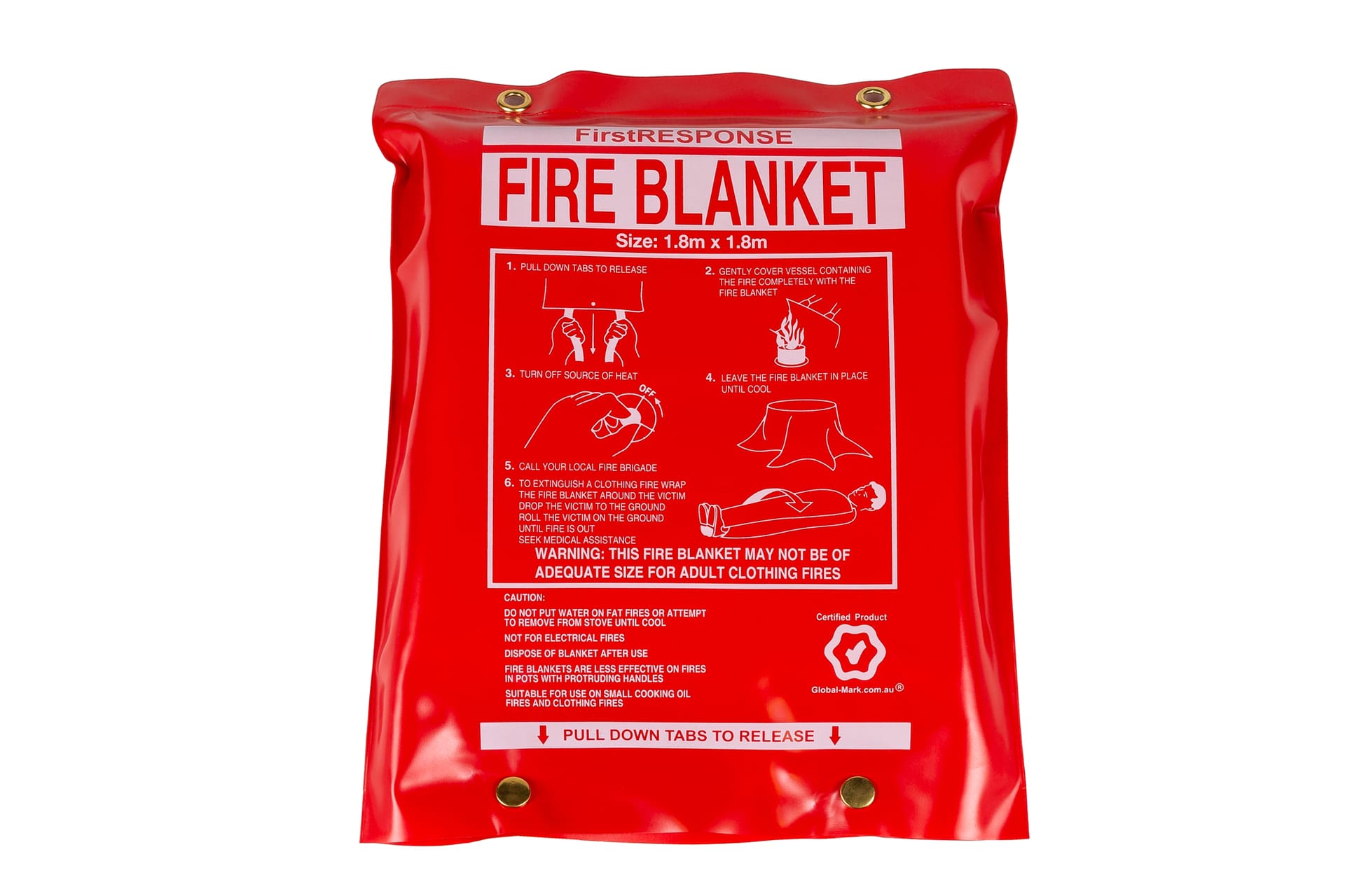EN1869 Fire Blanket with Fire-Resistant Fiberglass Materials