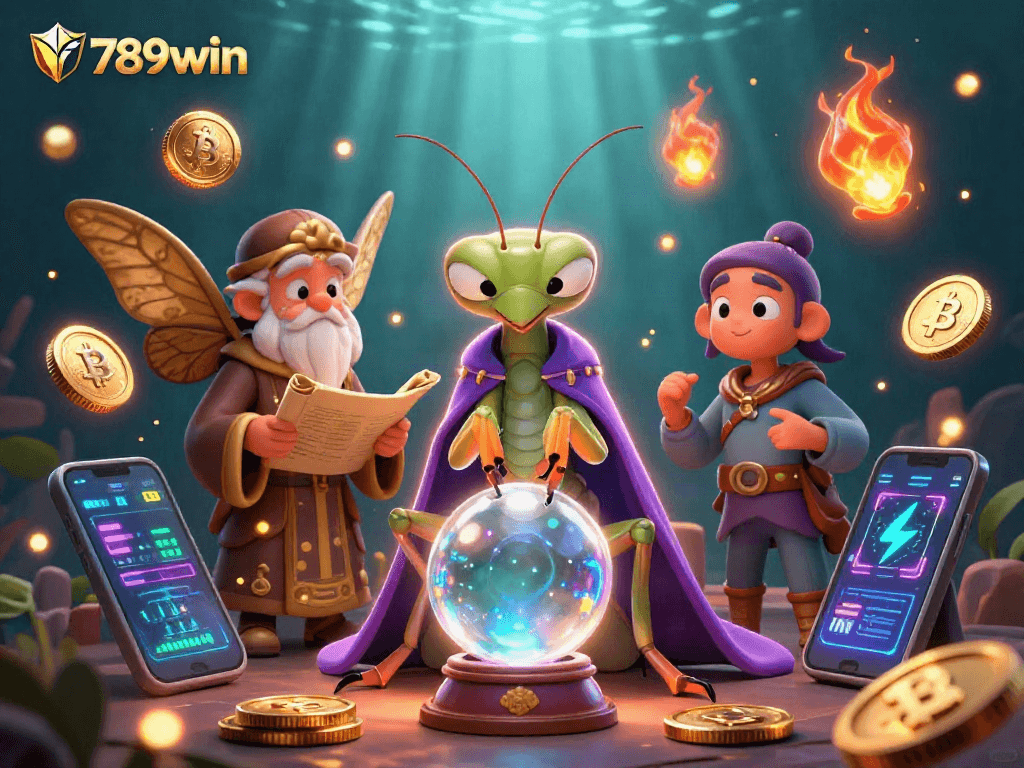 Engage with 789win's vibrant casino universe featuring digital fortune-telling and crypto themes.