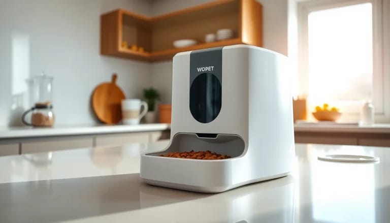 Maximize Your Pet's Feeding Routine with the WOPET Automatic Pet Feeder