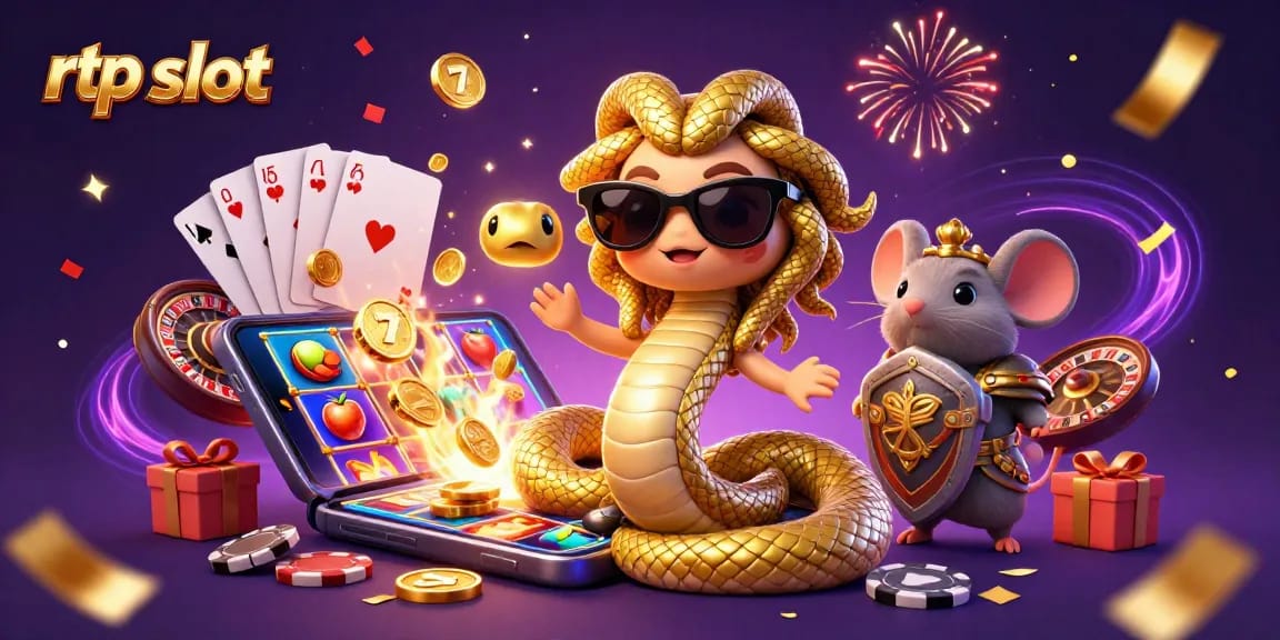Spin to win with rtp slot dynamics in a vibrant casino-themed illustration