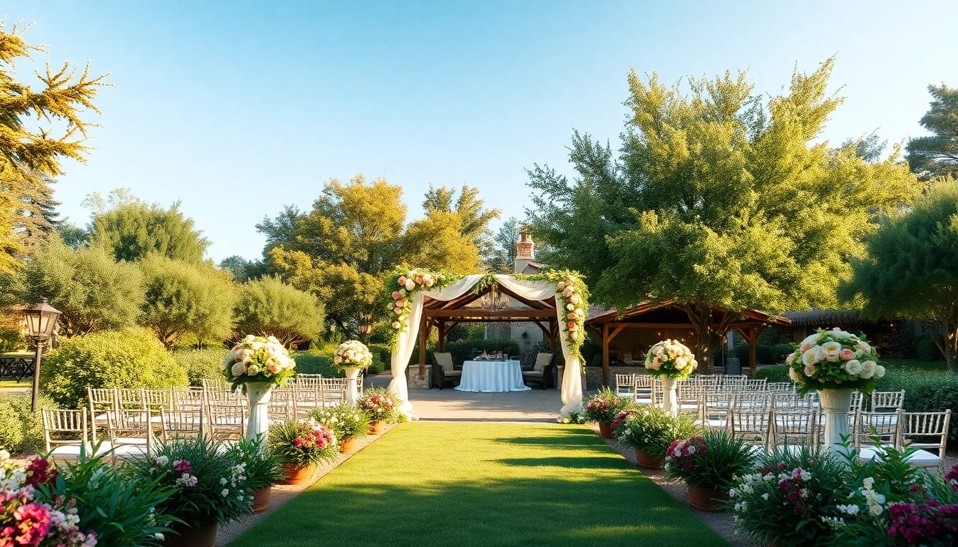 View stunning wedding venues sacramento featuring lush gardens and romantic decor.