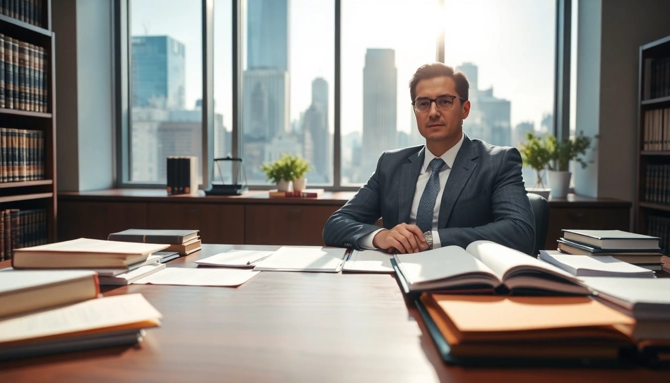 Consultation with a New York City Injury Lawyer in an office setting focused on professional legal guidance.