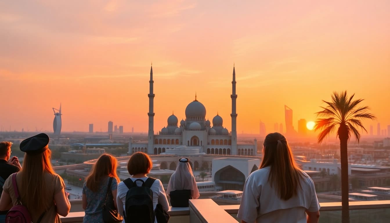 Experience an Abu Dhabi city tour from Dubai with stunning skyline views and iconic landmarks.