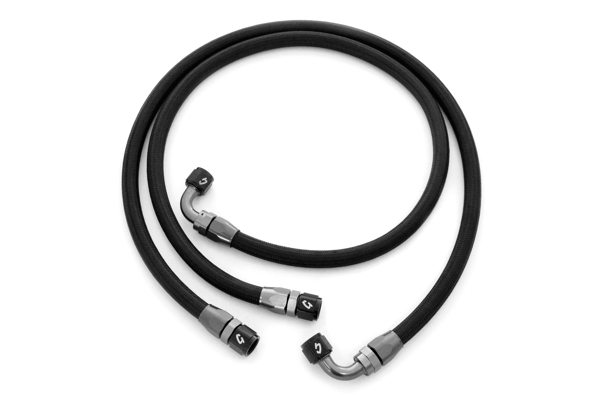 Coolant line AN fittings engineered for maximum flow