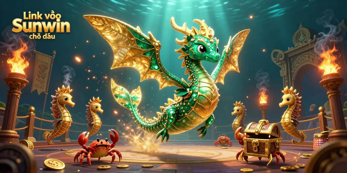 Engage with the thrilling gaming experience at Link vào Sunwin chính thức featuring a vibrant underwater scene.