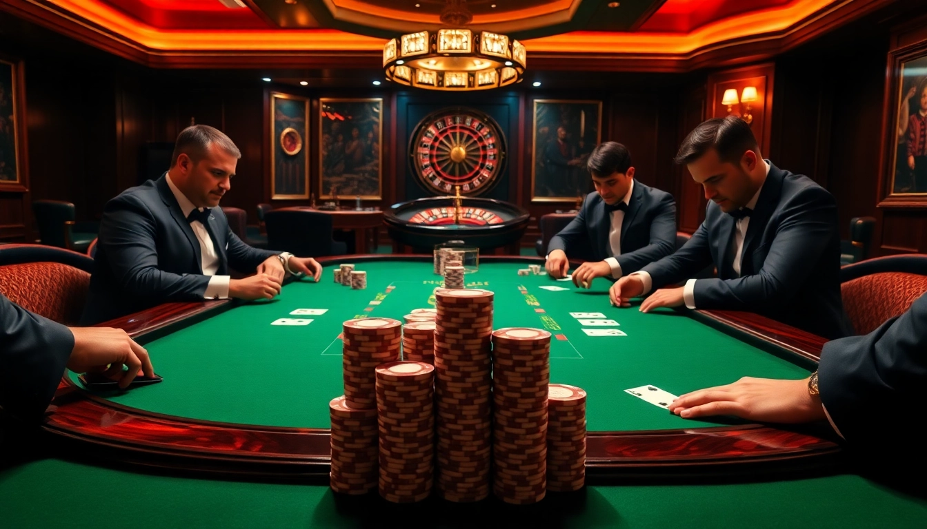 Rasakan permainan poker taruhan tinggi di IDN Play dengan meja yang mewah dan perhatian pemain yang intens.