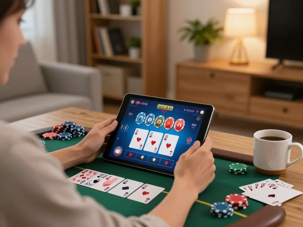 Tải game iwin iwin68 club and enjoy interactive gameplay on your tablet in a cozy home setting