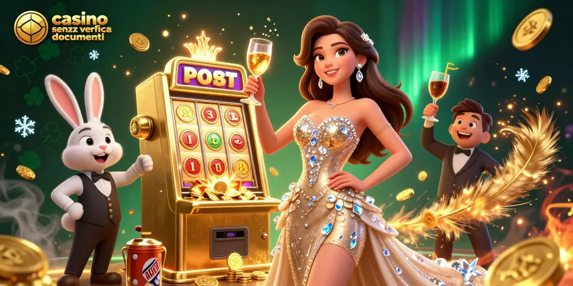 Scopri l'emozione di un casino senza verifica documenti con personaggi glamour e ricchi elementi di gioco.