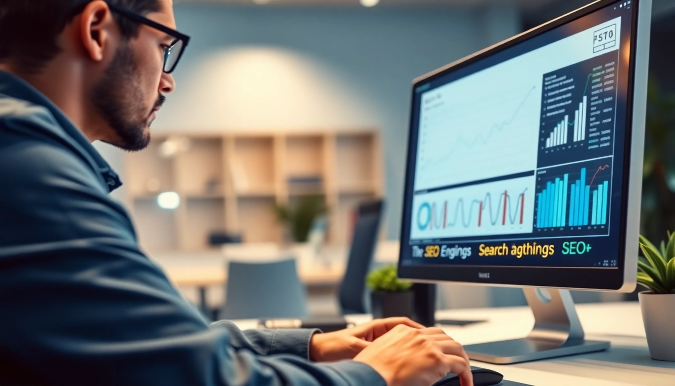 SEO for perplexity rankings analysis in a modern office