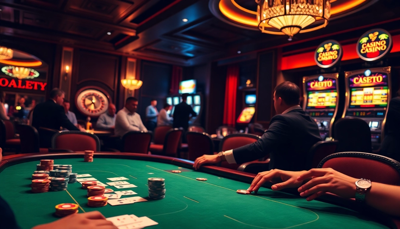 Vivez l'excitation du meilleur casino en ligne avec des jeux de poker et de roulette vibrants.