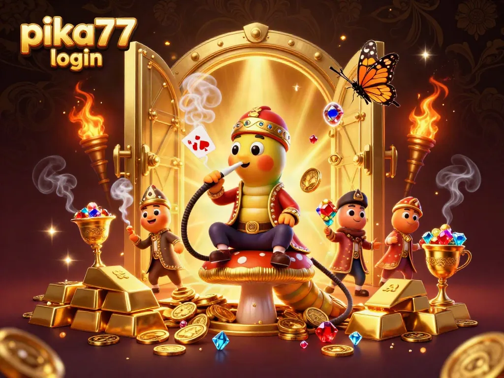 Experience excitement with Pika77 login as the caterpillar master orchestrates the lottery of treasure