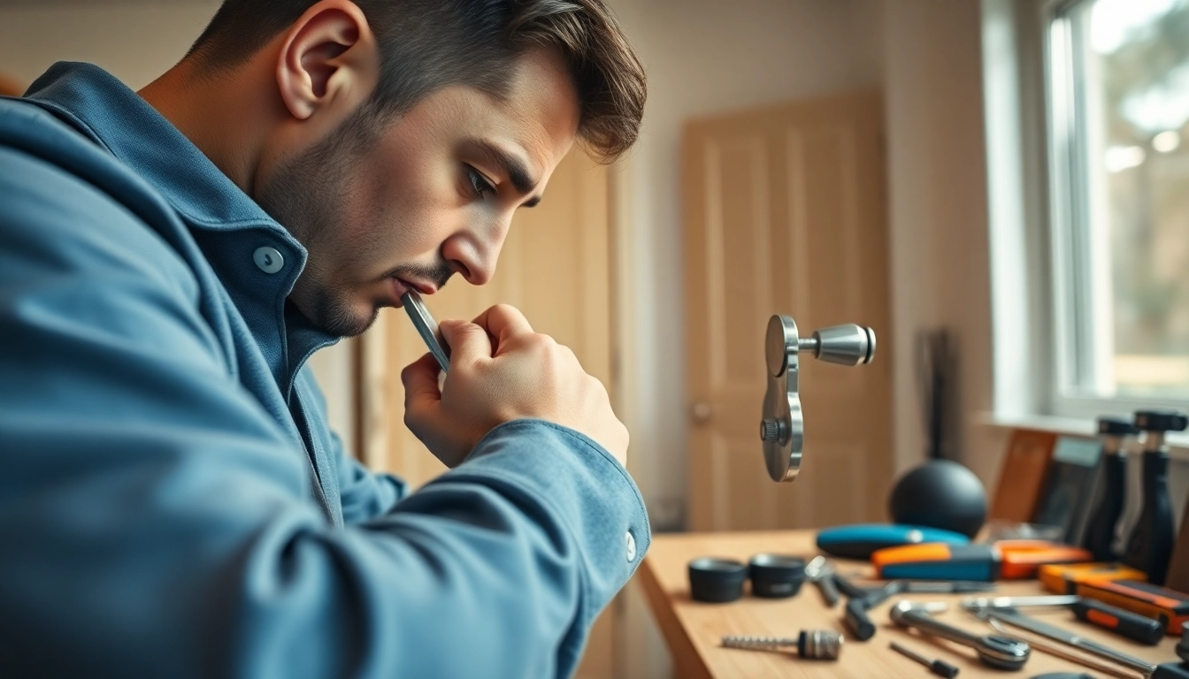 Best locksmiths in Chesterfield, Missouri showcasing expert lock installation skills.
