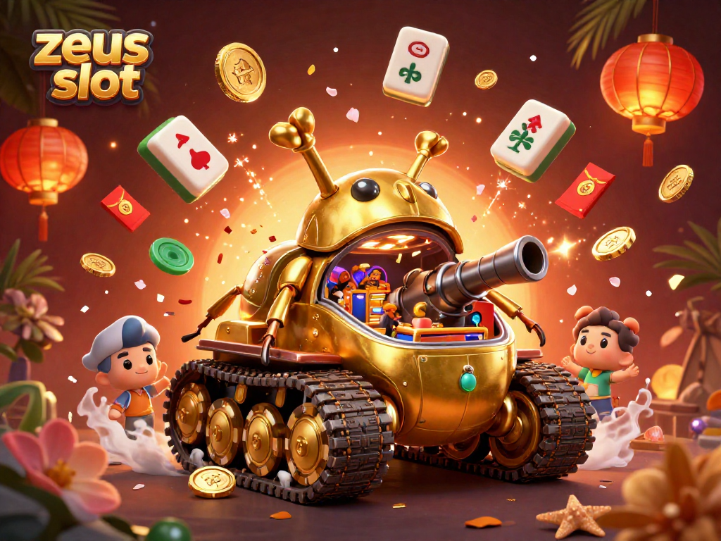 Experience thrilling action and excitement with the zeus slot in this vibrant casino scene.