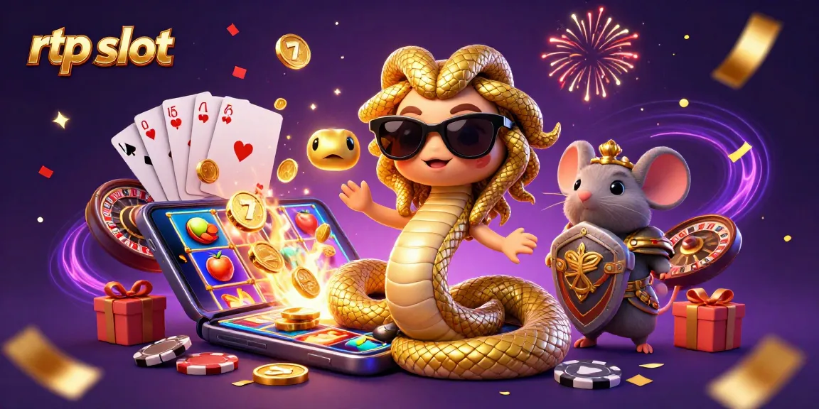 Spin to win with rtp slot dynamics in a vibrant casino-themed illustration