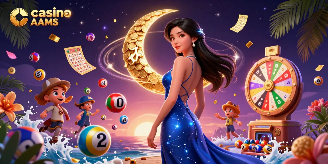 Vivi un gameplay vibrante nei casino senza AAMS con un'illustrazione magica in 3D di lotteria e premi.