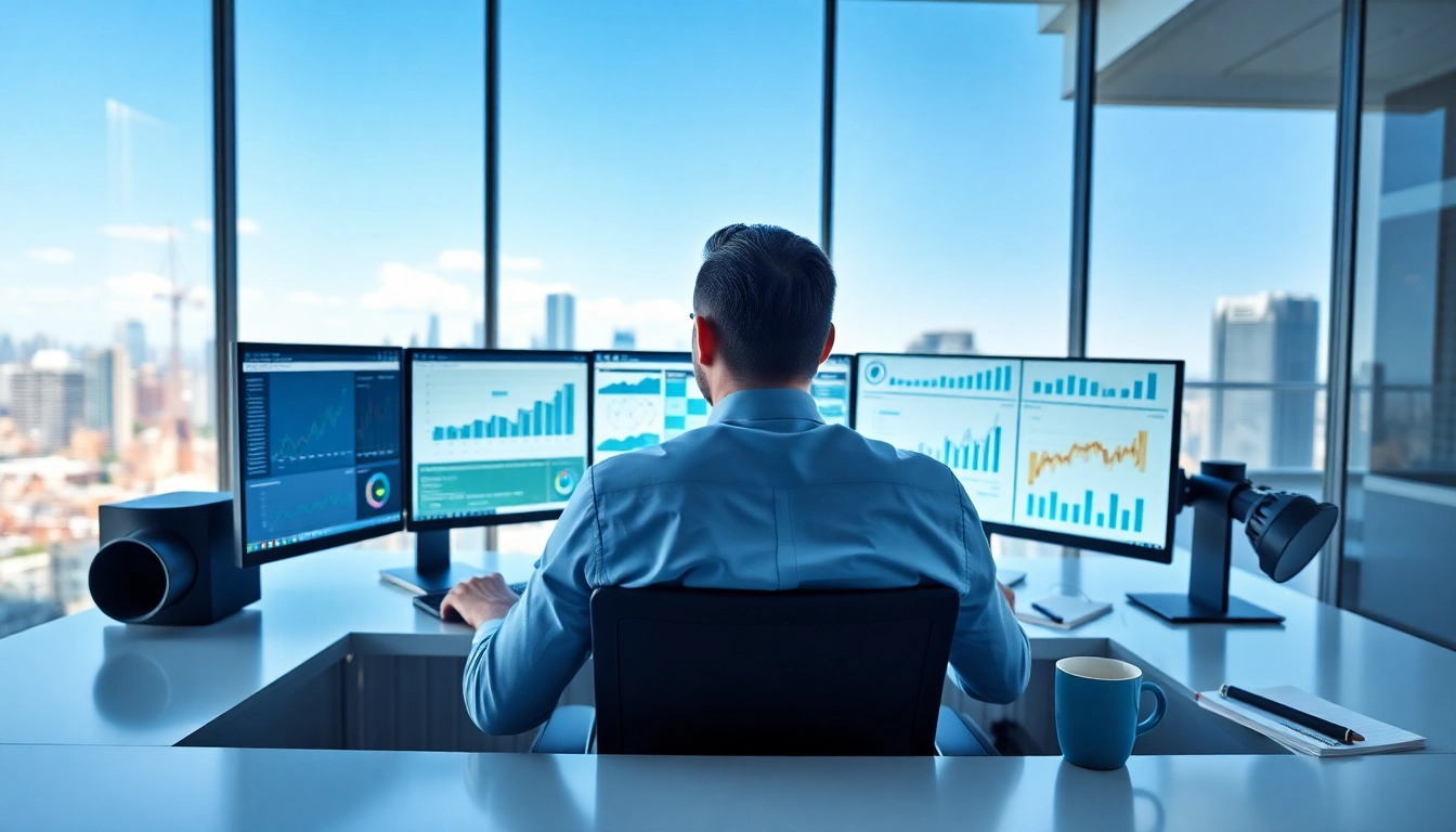 Analyzing B2B competitive intelligence data in a professional workspace.