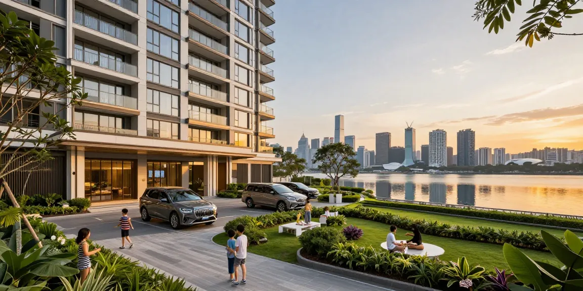 Tanjong Rhu Residences Price reflected in a luxury urban setting with families enjoying nearby amenities.