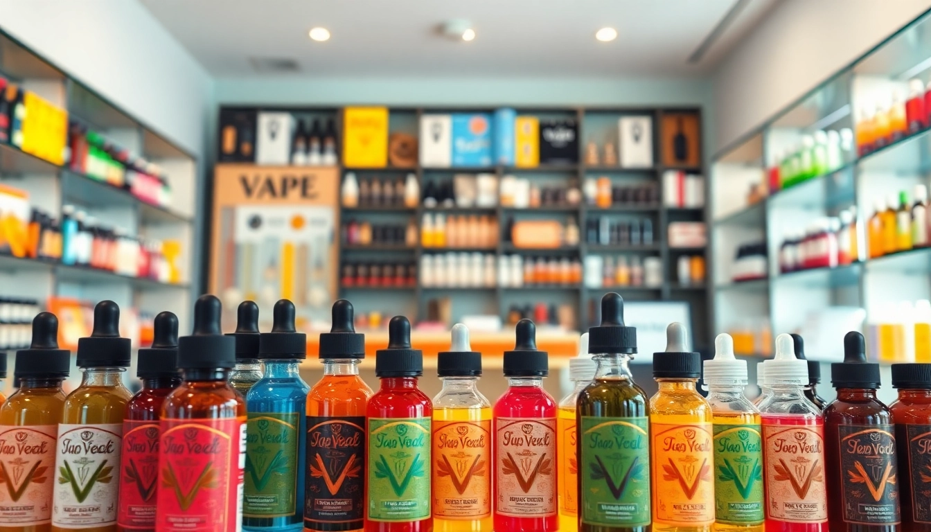 Explore diverse vape juice collections at https://vapejuicedepot.com with vibrant displays.