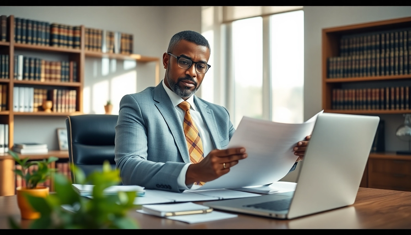 Consultation with a Manassas Personal Injury Lawyer in a professional office environment.