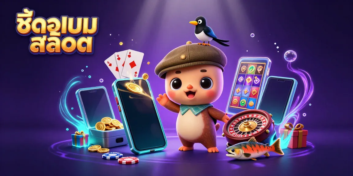 Engage with exciting slot games featuring ชื่อเกมสล็อต illustrated through vibrant characters and dynamic casino elements.