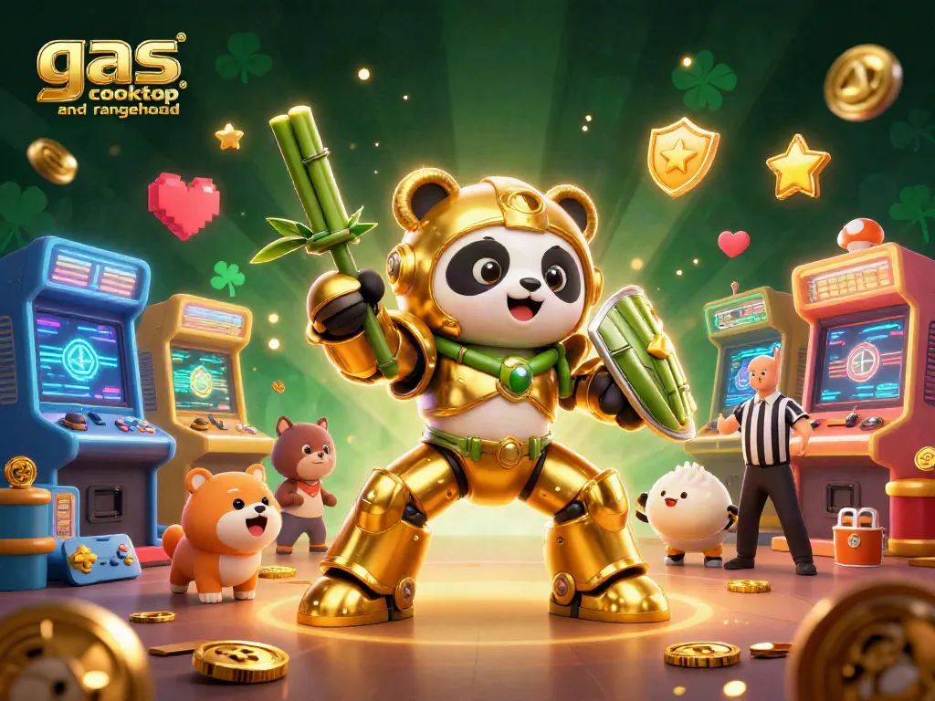 Experience the thrill of gas cooktop and rangehood action in an electrifying casino arena.