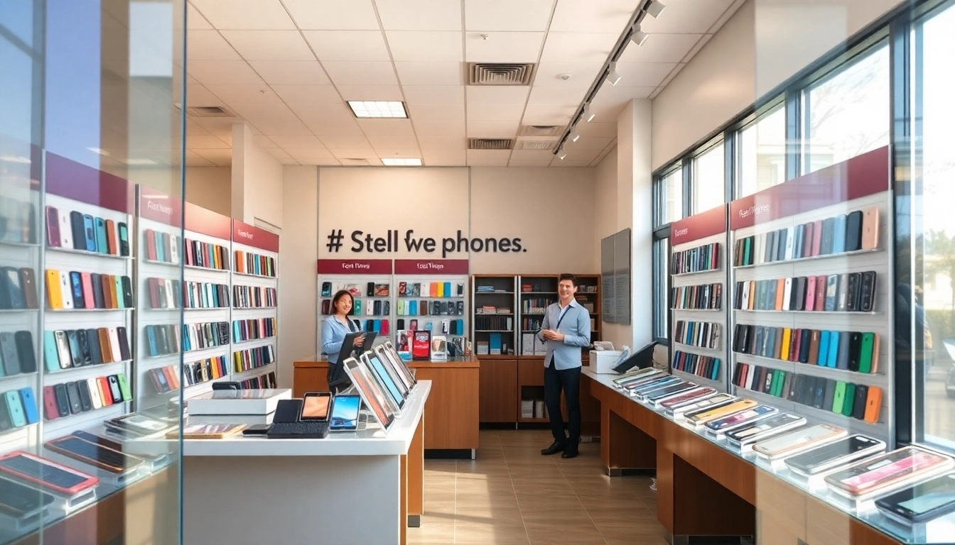 Sell phone cash Little Rock service in a modern and friendly storefront.