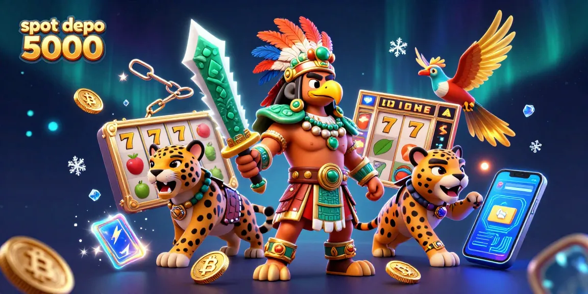 Experience thrilling wins with slot depo 5000 jackpot symbols and vibrant gaming elements.