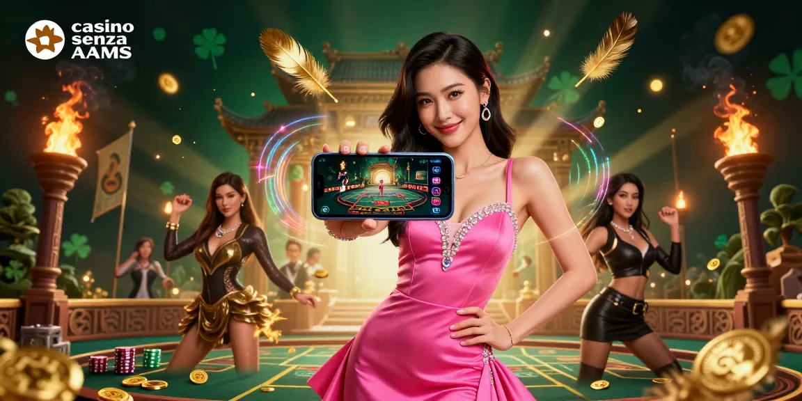 Vivi l'emozione in un casino senza AAMS con giochi dal vivo e visuali straordinarie.