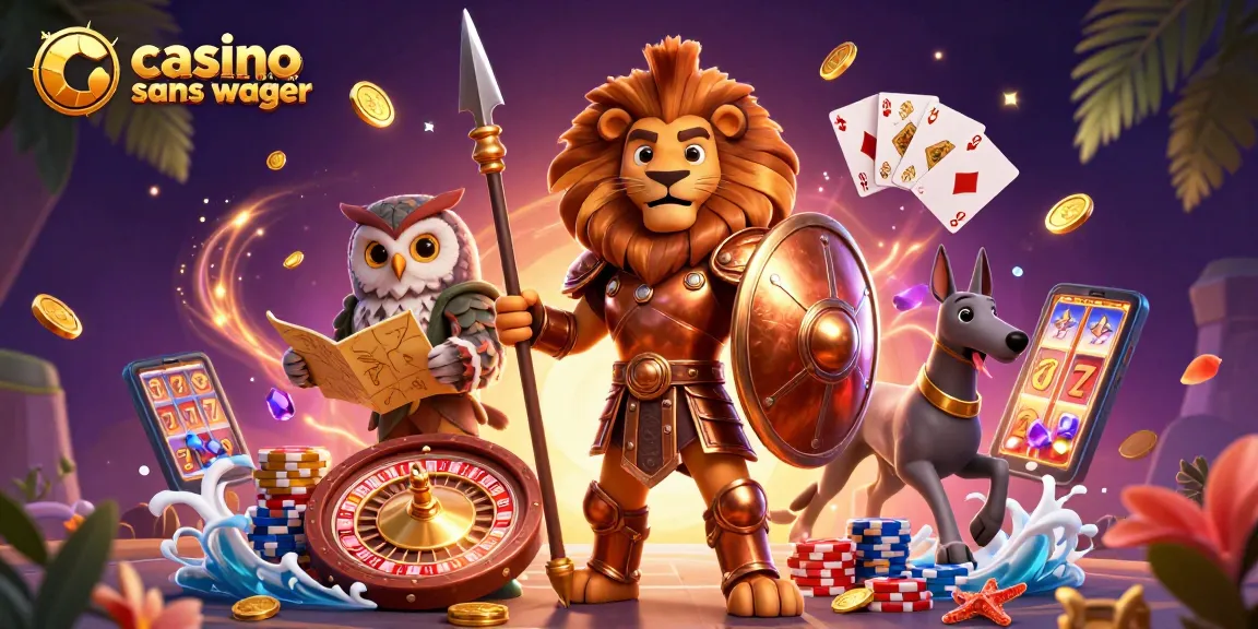 Découvrez un gameplay passionnant au casino en ligne sans wager avec une animation 3D vibrante et des éléments festifs.