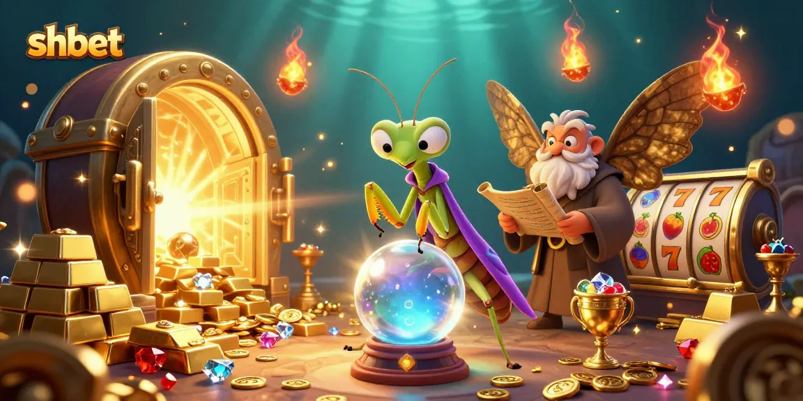 Experience shbet's thrilling casino world with a mystical fortune teller and treasures galore.