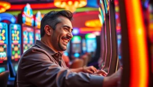 Rasakan keseruan bermain slot gacor dengan pemain yang antusias dan suasana kasino yang hidup.