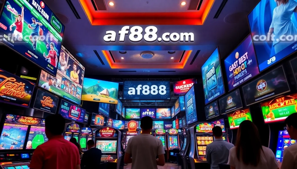 Experience the excitement at af88.com with vibrant gaming visuals and user-friendly interfaces.