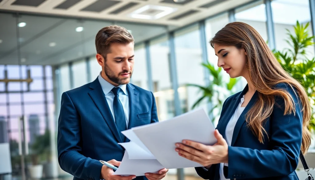 B2B mystery shopping professionals discussing insights and pricing strategies in an office setting.