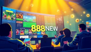 Experience the exciting world of 888new with engaging online gaming and secure transactions.