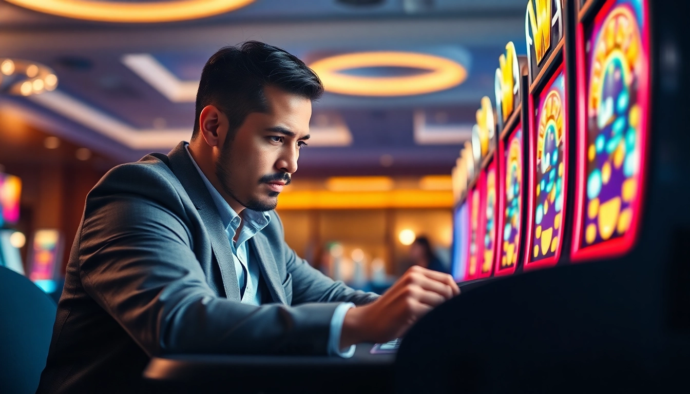 Menangkan QRIS108 Slot dengan fokus tajam dalam suasana mewah kasino.