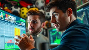 Engaging user exploring best sports betting sites in India on a digital device.