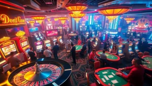 Experience the excitement of gambling at mm88.directory, featuring players at a thrilling roulette table.