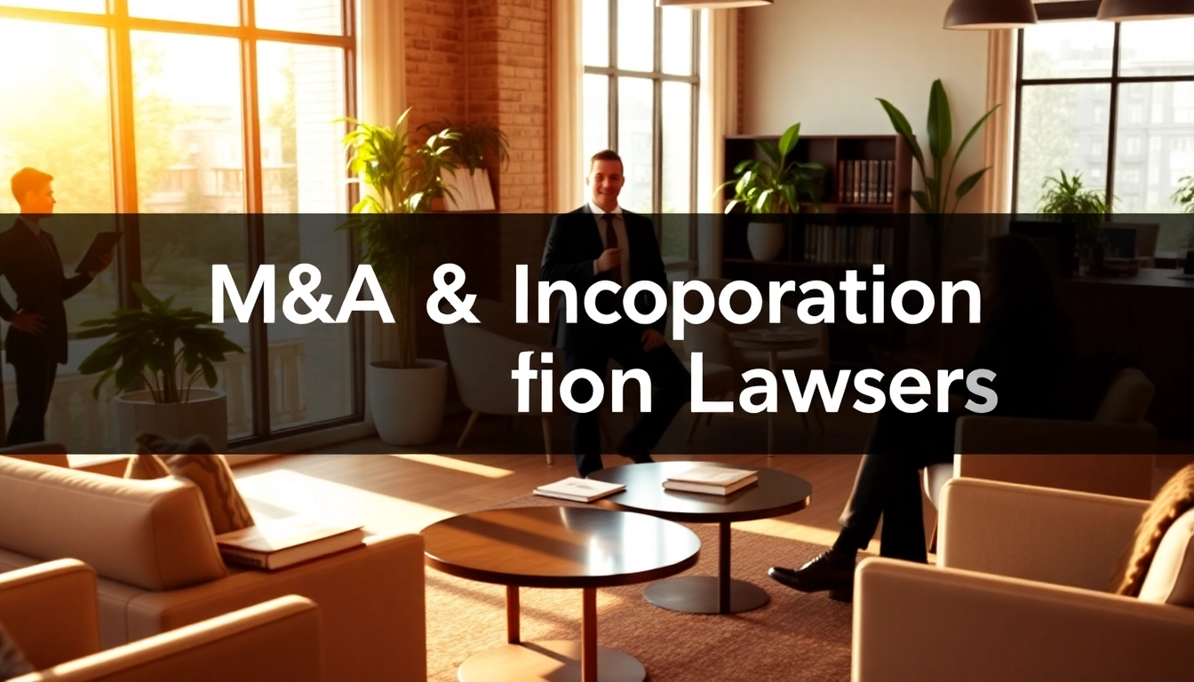 M&A & incorporation lawyers Gurgaon consulting in a modern office environment.