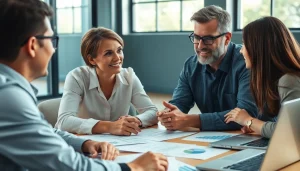 Financial advisor San Antonio guiding clients through financial planning sessions.