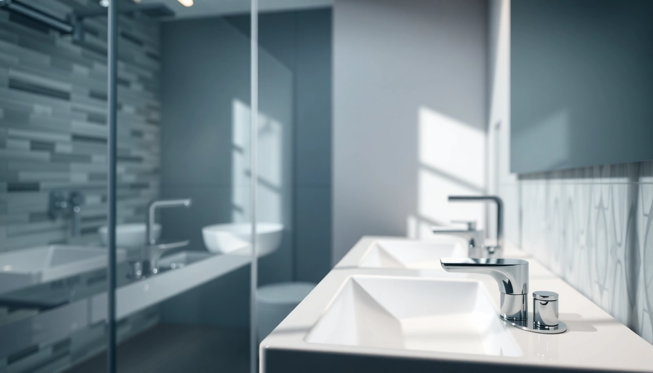 Hochwertige Duschwand von sonni sanitär GmbH in elegantem Badezimmer mit moderner Ausstattung.