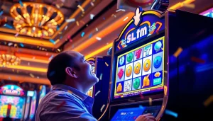 Masuk ke tank4d login toto slot dengan pemain yang bersemangat di lingkungan kasino yang gleaming.