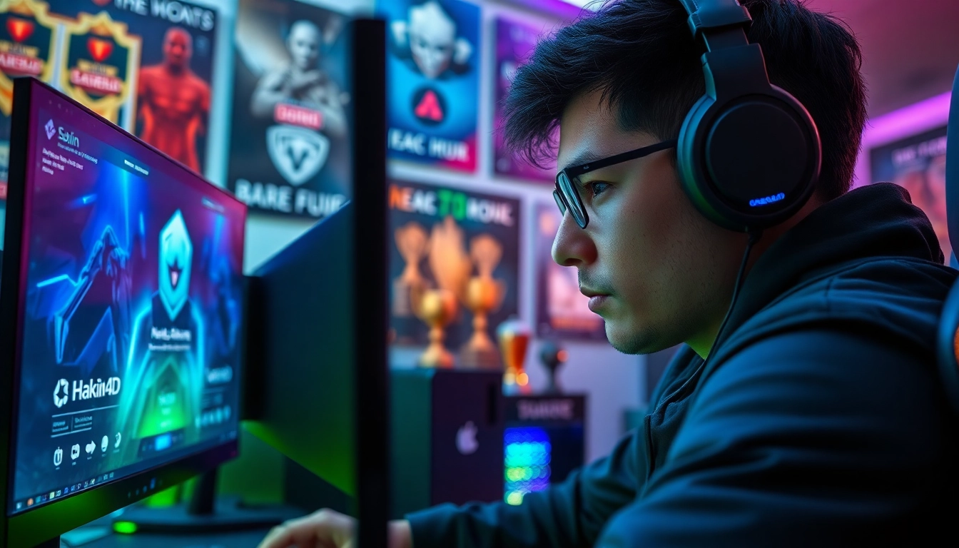 Masuk ke permainan hakim4d login game dengan fokus pada gamer yang bersemangat.