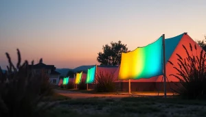 Colmenas de poliestireno en un paisaje sereno, destacando su durabilidad y diseño innovador.