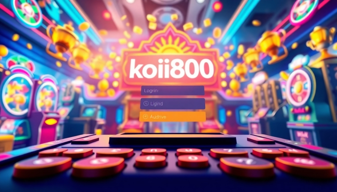 Masukkan akun dalam koi800 login game yang menyenangkan dengan grafik cerah dan elemen interaktif.
