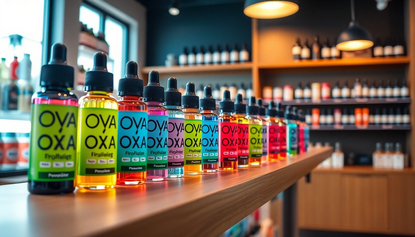 Genießen Sie Oxva Liquid in verschiedenen Geschmacksrichtungen mit ansprechendem Design.