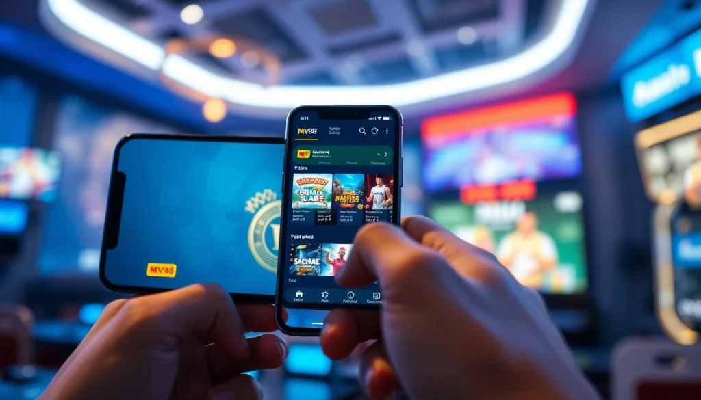 Experience seamless online betting with MV 88's user-friendly app interface.